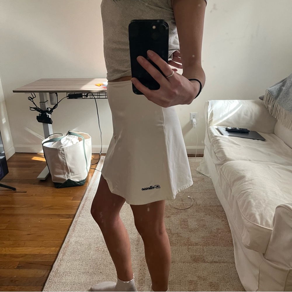 Vintage Ellesse white tennis skirt (NWT)